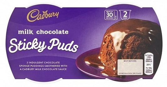 Cadbury - Sticky Puds Milk Chocolate 110 Gram