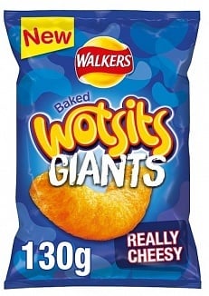 Walkers - Wotsits Giants Really Cheesy 130 Gram