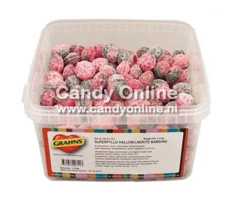 Grahns - Hallon & Lakritsbamsing 2 Kilo