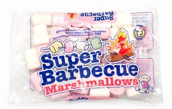 Super Barbecue Marsmallows Gekleurd 300 Gram