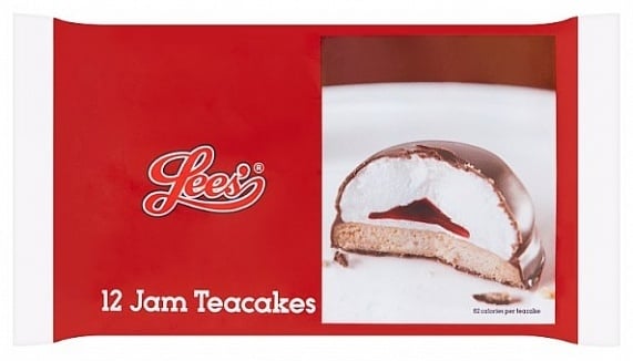 Lees - Jam Teacakes 12-Pack 220 Gram