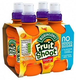 Robinsons - Fruit Shoot Orange 4-Pack (4x200ml)