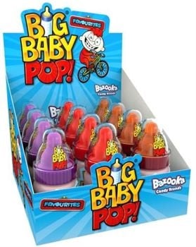 Bazooka - Big Baby Pop 32 Gram 12 Stuks