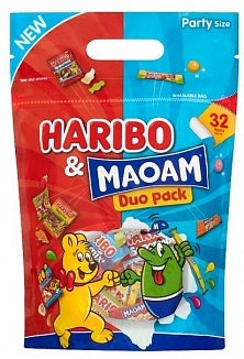 Haribo & Maoam - 32 Mini Bonbons Zakjes 450 Gram