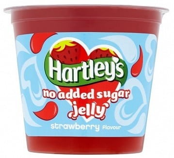 Hartley's - Jelly No Added Sugar Strawberry 115 Gram