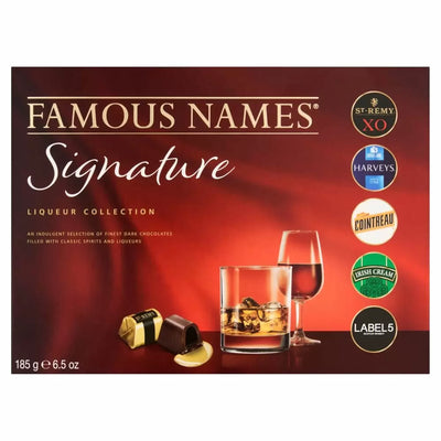 Collection de liqueurs au chocolat Famous Names - Signature 185 grammes