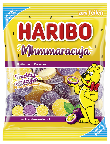 Haribo - Fruchtgummi Mhmmaracuja 160 Gramm
