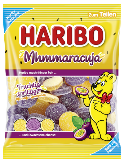 Haribo - Fruchtgummi Mhmmaracuja 160 Gram