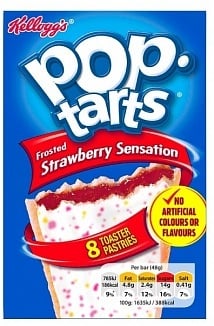 Kellogg's - Pop Tarts Frosted Strawberry Sensation 384 Gram