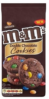 M&amp;M - Doppel-Schokoladenkekse 180 Gramm