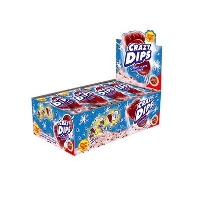 Chupa Chups - Crazy Dips Cola Lolly + Knetter 24 Stück