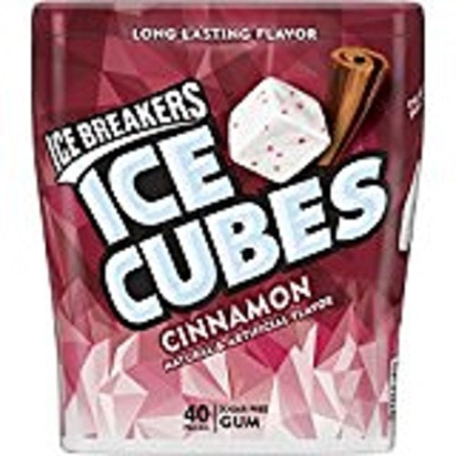 Ice Breakers - Ice Cubes Gum Bottle Cinnamon