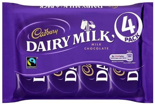 Cadbury - Dairy Milk 4-Pack 117,2 Gram