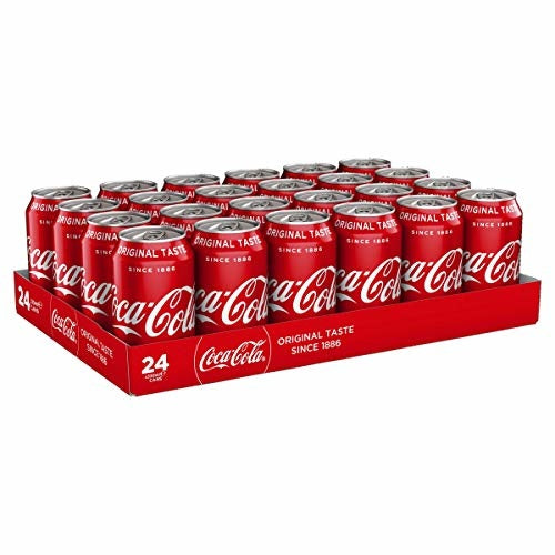 Coca Cola - Regular 330ml 24 Blikjes + 3,60 statiegeld