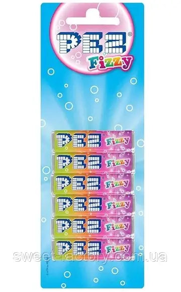 Pez - Fizzy Blister 6-Pack 51 Gram