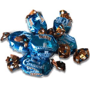 Walkers Caramel Seasalt Toffees 200 Gram