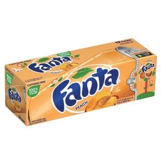 Fanta - Peach 355ml 12 Blikjes