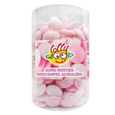 Zure Hosties/Ufo's Wit/Roze 325 Gram