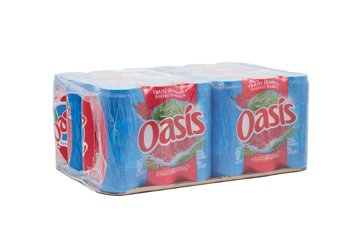 Oasis - Aadbei Famboos 330ml 24 Blikjes