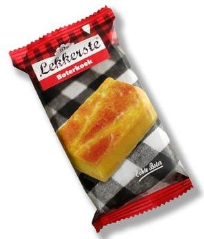 De Lekkerste Boterkoek Blokjes 80 Gram 32 Pieces