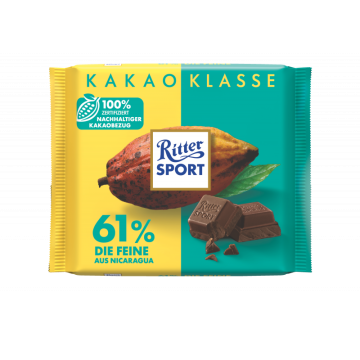 Ritter Sport - Kakao Klasse 61% 100 Gramm