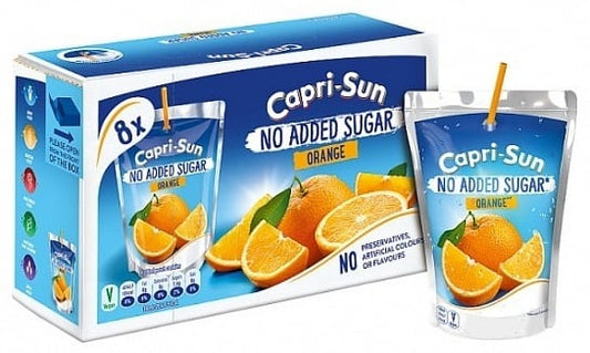 Caprisun - Orange - No Added Sugar 8-Pack