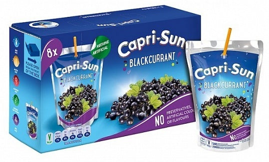 Caprisun - Blackcurrant - No Added Sugar 8-Pack