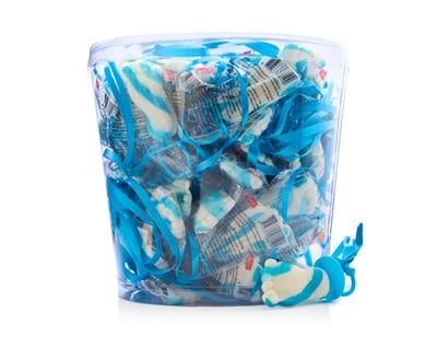 Mini Dummy Babyfoot Blauw/Wit 12 Gram 600 Gram