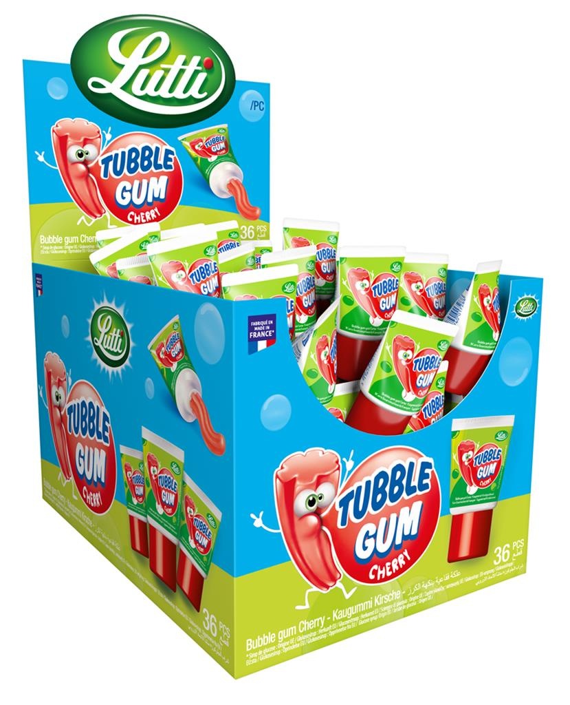 Lutti - Tubblegum Cherry 36 Pieces