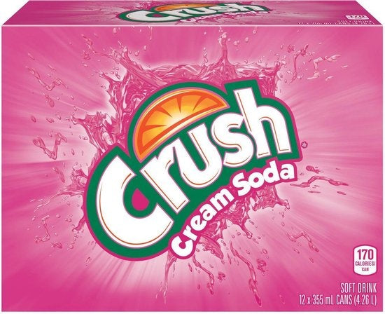 Crush - Cream Soda 355ml 12-Pack