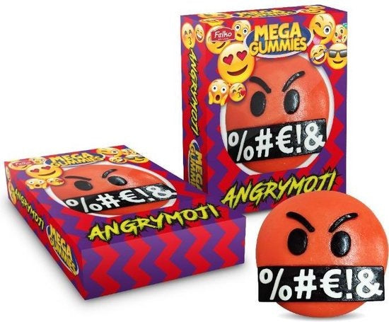 Mega Gummies - Angry Moji 600 Gram