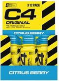 C4 - Energy Shot Citrus Berry 60ml 12 Pieces