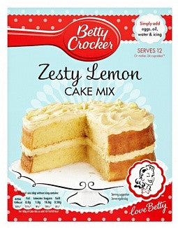 Betty Crocker - Zesty Lemon Cake Mix 425 Gram ( UK )