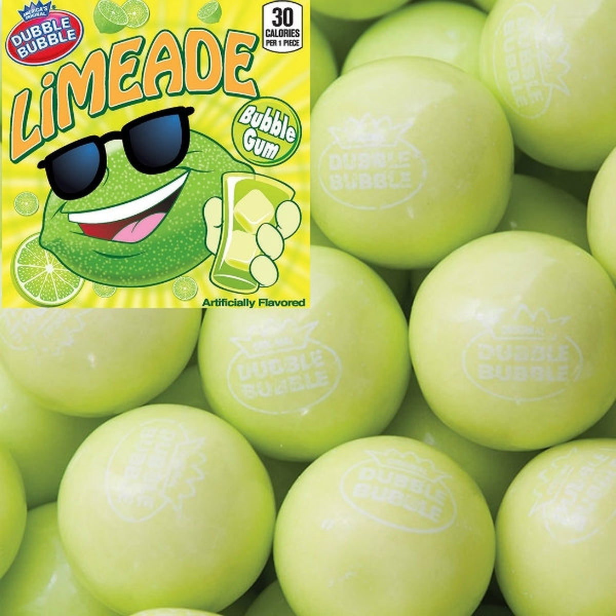 Dubble Bubble - Limeade Gumballs 200 Gram