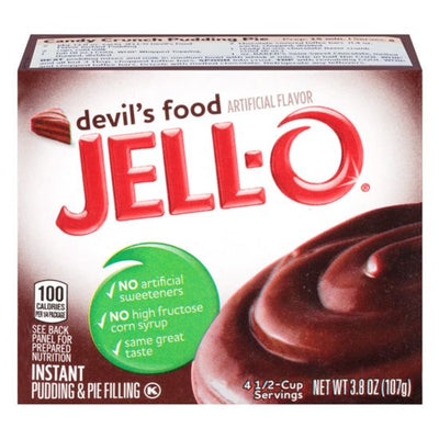 Jell-O - Préparation instantanée pour le diable 107 grammes
