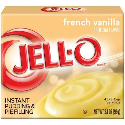 Jell-O - Préparation instantanée pour pudding à la vanille française 107 grammes
