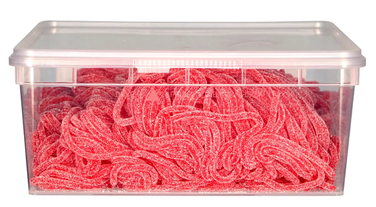 Saure Erdbeer-Schnüre 1 Kilo