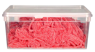 Saure Erdbeer-Schnüre 1 Kilo