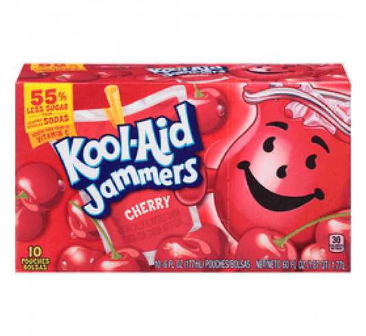 Kool-Aid - Sour Jammers Cherry Flavored Drink 10-pack
