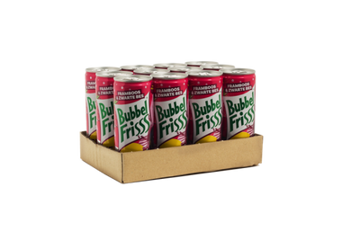 Bubbel Friss - Zero Framboos & Zwarte Bessen 250ml 12 Pieces