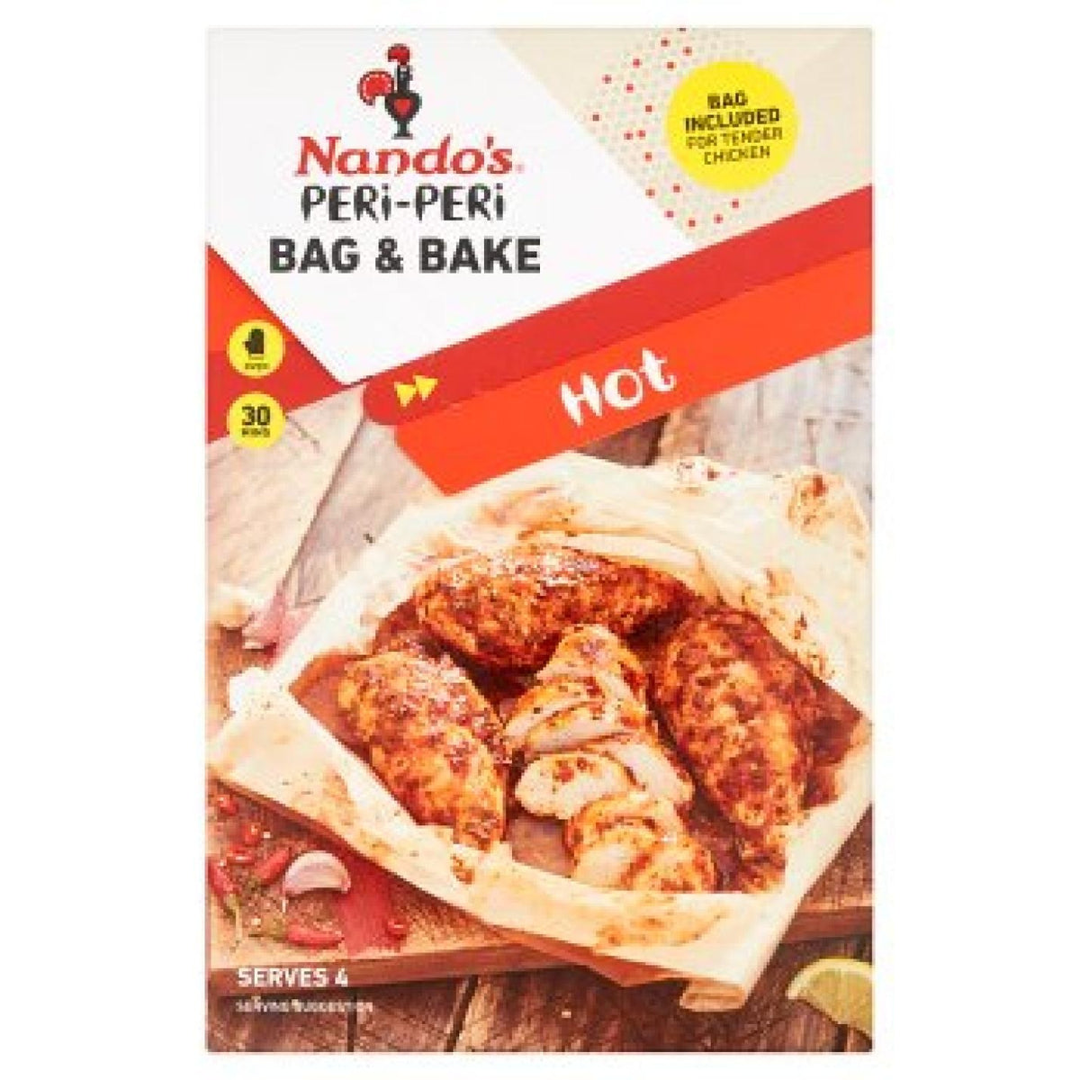 Nando's - Bag &amp; Bake Peri-Peri Hot 20 grammes