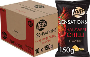 Lays Sensations Thai Sweet Chili, 20 sachets de 40 grammes