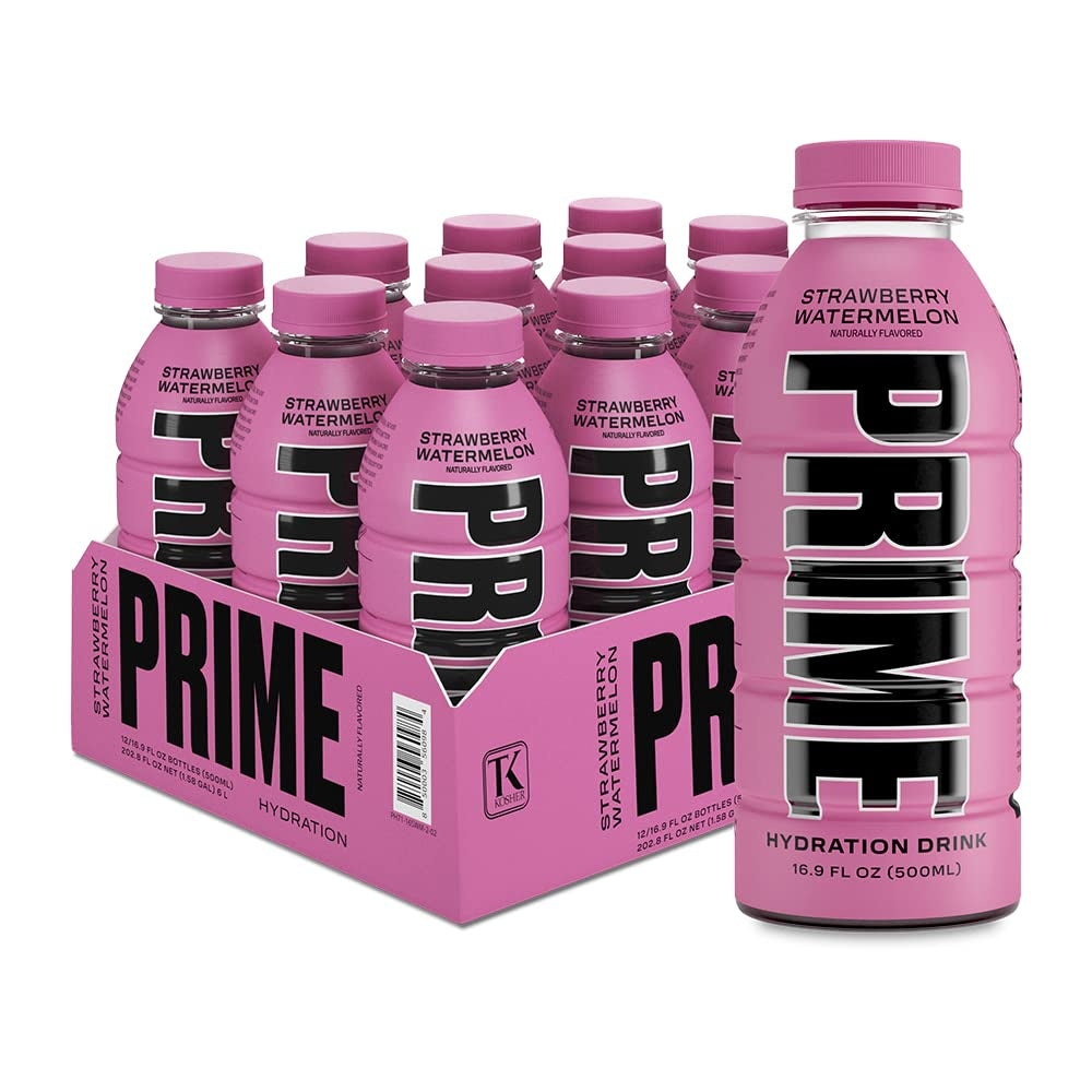 Prime - Hydration Drink Strawberry Watermelon 500ml 12 Pieces