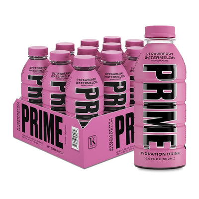 Prime - Hydration Drink Strawberry Watermelon 500ml 12 Pieces