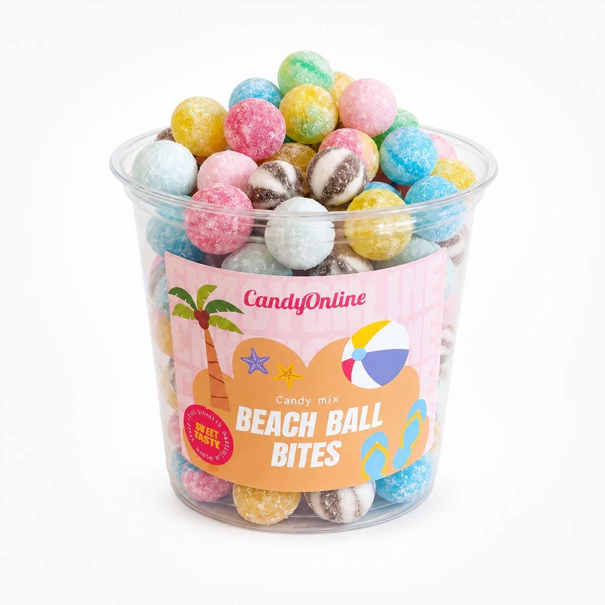 The Candy Box Co - Beach Ball Bites 500 Gram [DEAL]