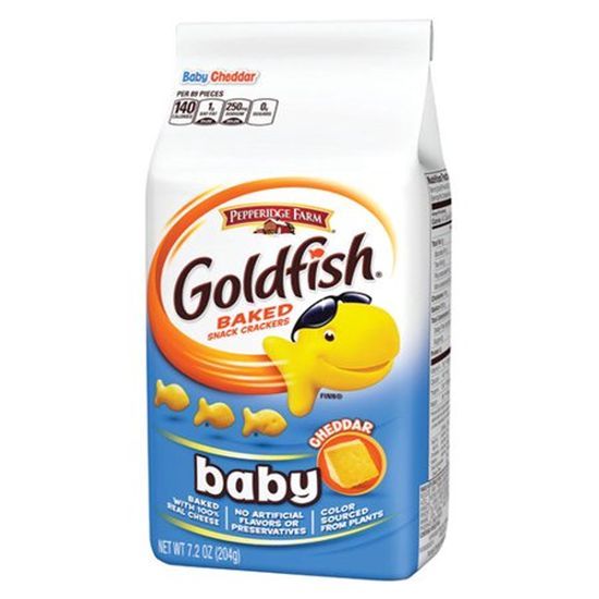 Goldfish - Baby Goldfish Cheddar Crackers 204 Gram