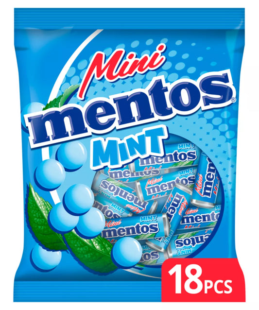 Mentos - Mini Mint Rolletjes 214,7 Gram