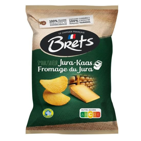Brets - Fromage Chips 125 Gram 10 Stuks