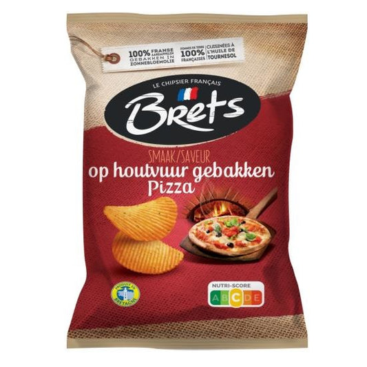 Brets - Op Houtvuur Gebakken Pizza Chips 125 Gram