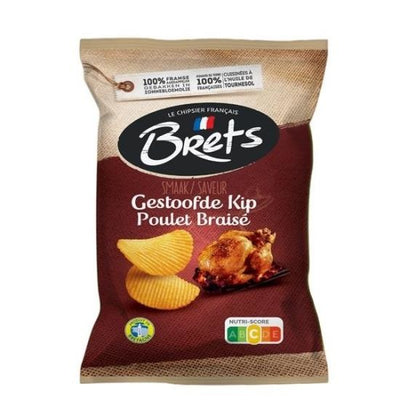 Brets - Gestoofde Kip Chips 125 Gram 10 Pieces